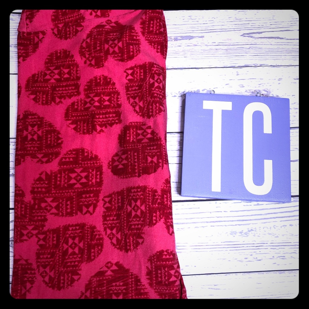 TC LuLaRoe leggings Valentines
